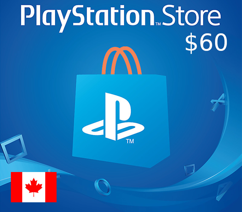 Copertina di PlayStation Network CAD 60 Gift Card CA