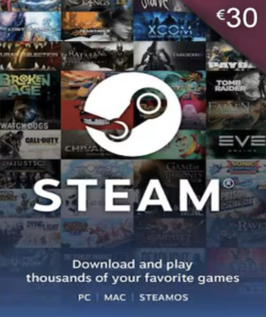 Steam Gift Card 30 EUR cover art