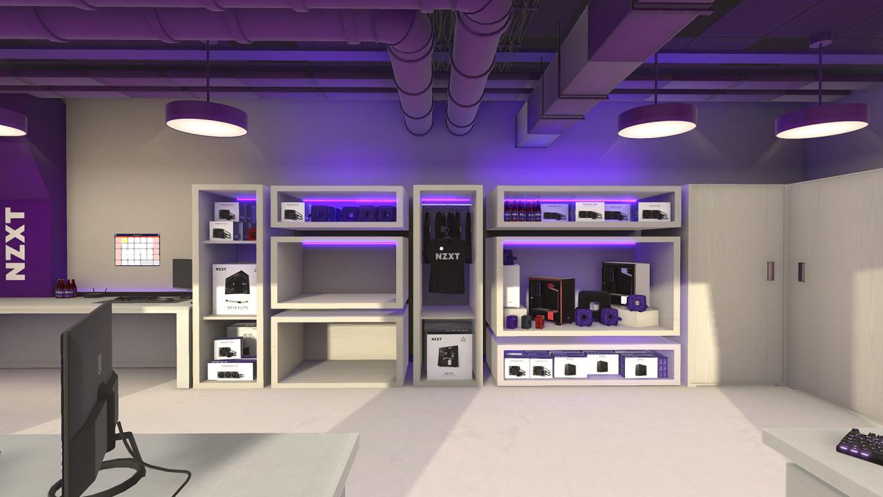 PC Building Simulator - NZXT Workshop DLC Steam CD Key screenshot 1