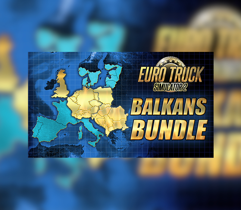 Copertina di Euro Truck Simulator 2 Balkans Bundle PC Steam CD Key