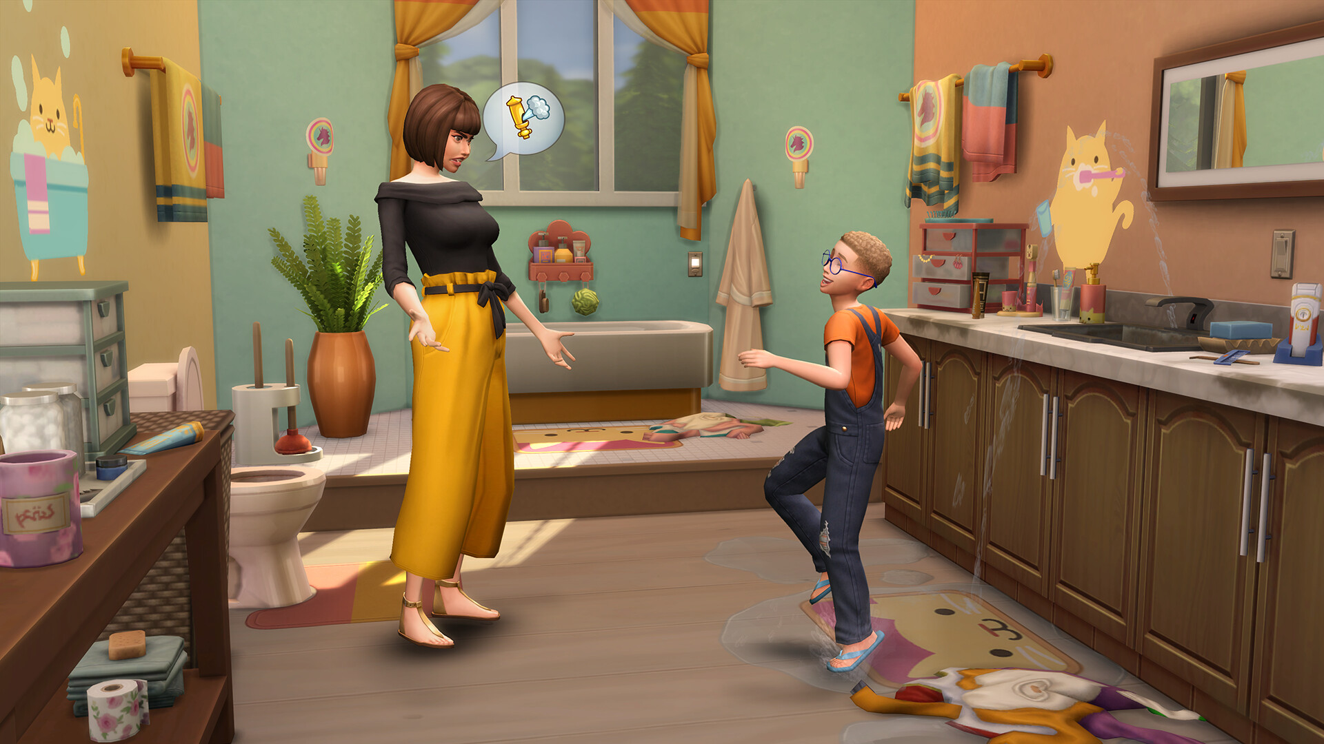 The Sims 4 - Bathroom Clutter Kit DLC EU PC EA App CD Key — скриншот 2
