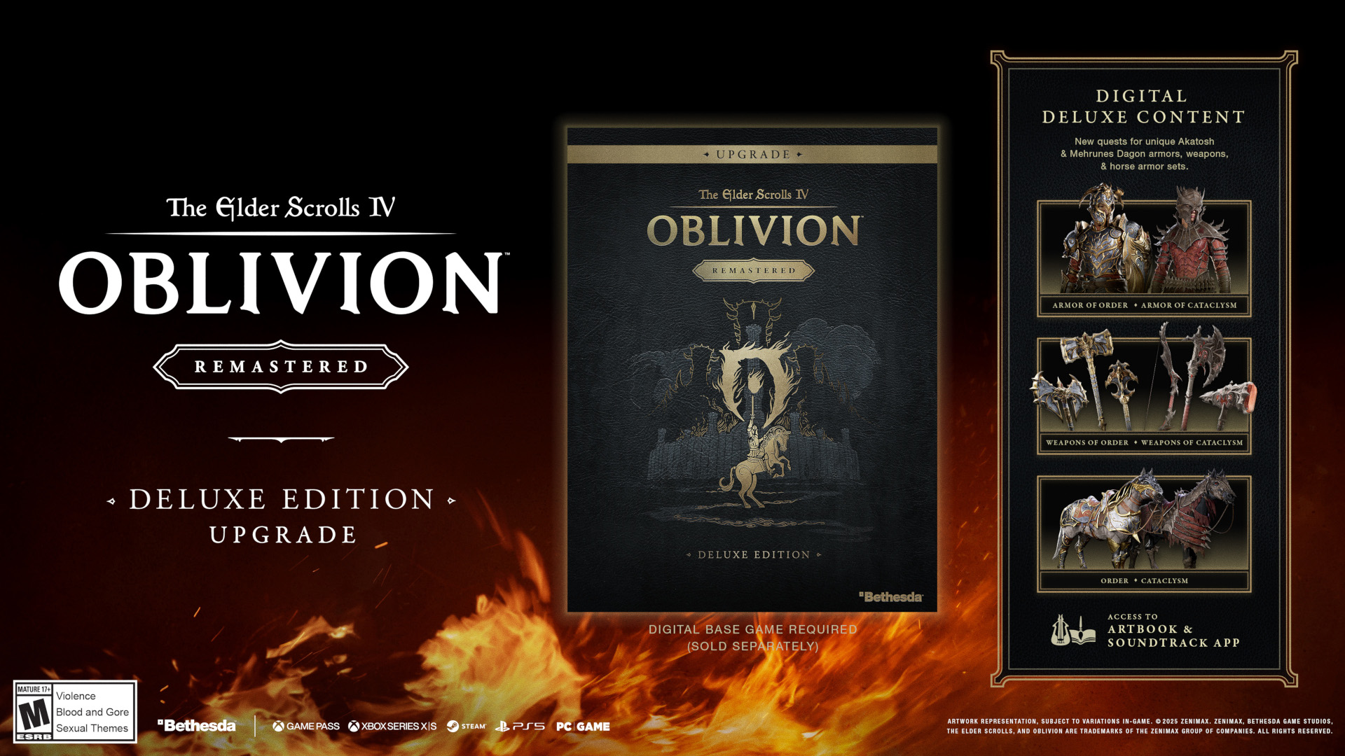 The Elder Scrolls IV: Oblivion Remastered - Deluxe Edition Upgrade DLC PS5 CD Key screenshot 1