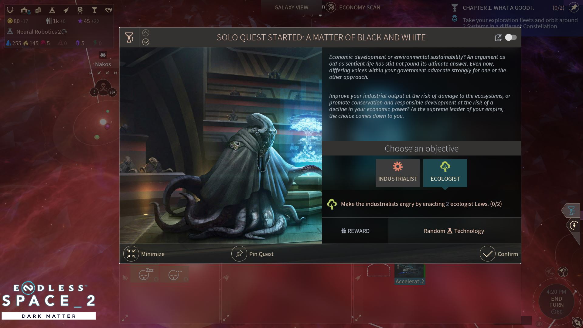 Endless Space 2 - Dark Matter PC Steam CD Key screenshot 1