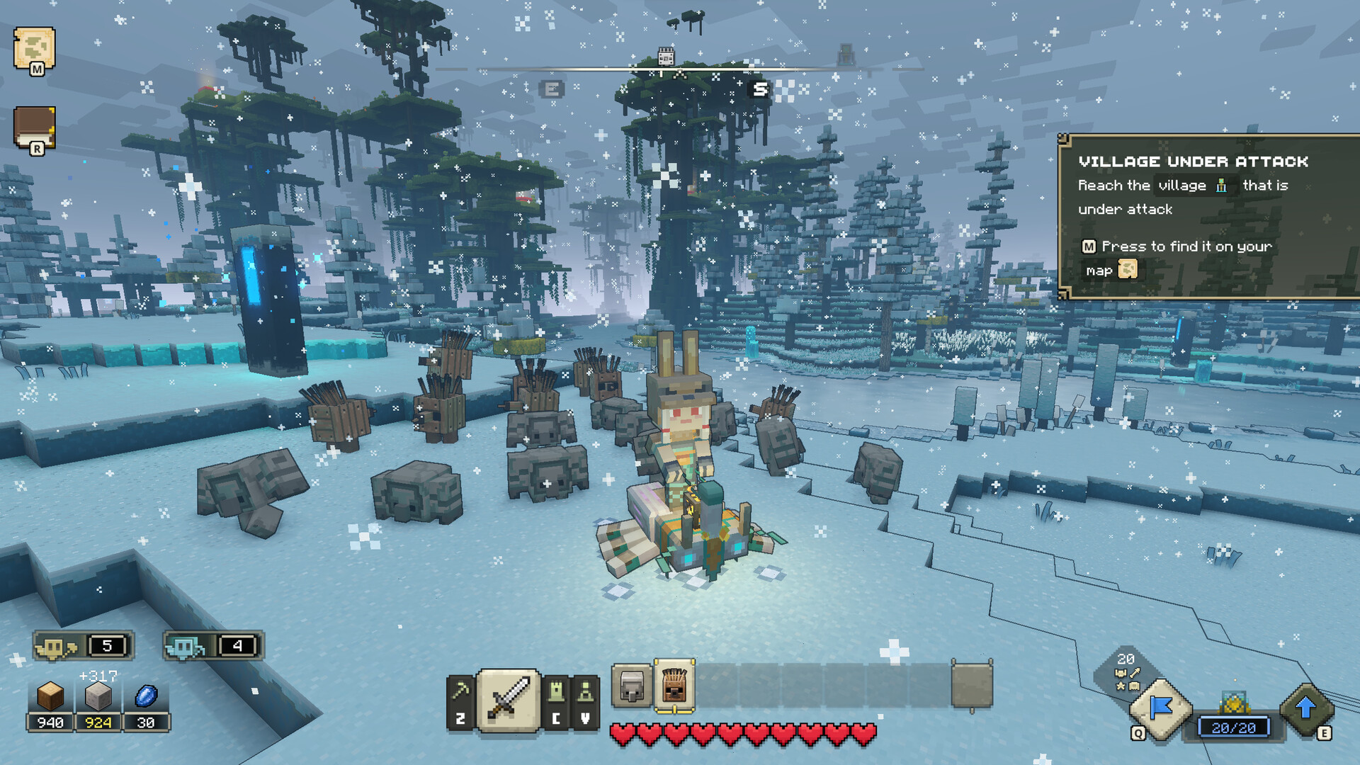 Minecraft Legends - Deluxe Skin Pack DLC EU PS4 CD Key — скриншот 5
