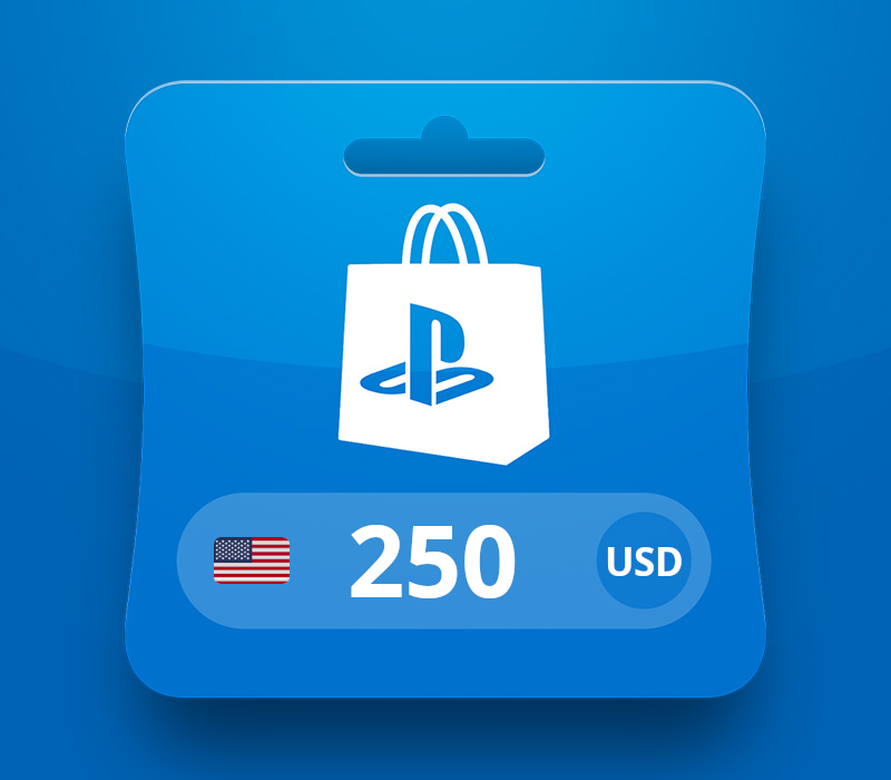 PlayStation Network Card USD 250 Gift Card US cover art