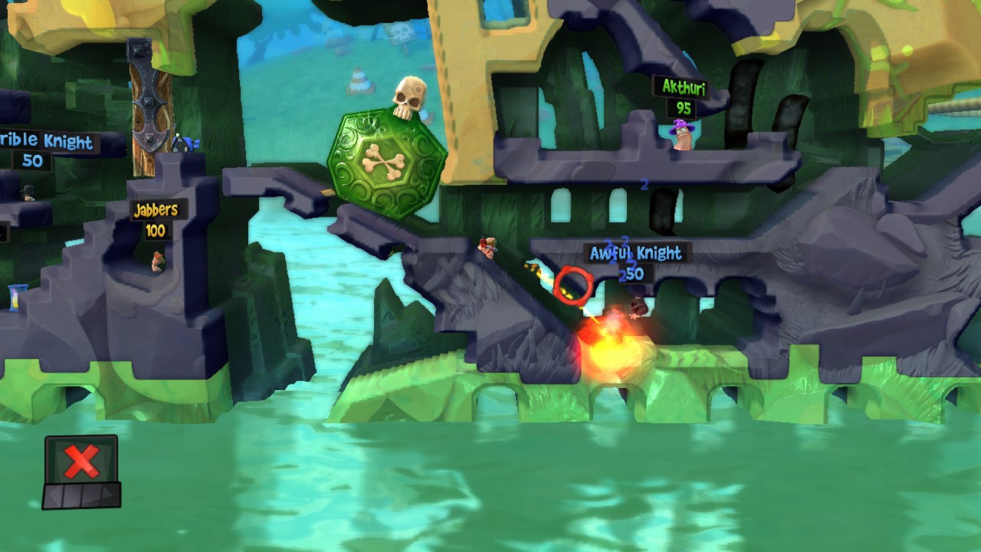Screenshot 2 di Worms Revolution - Medieval Tales DLC PC Steam CD Key