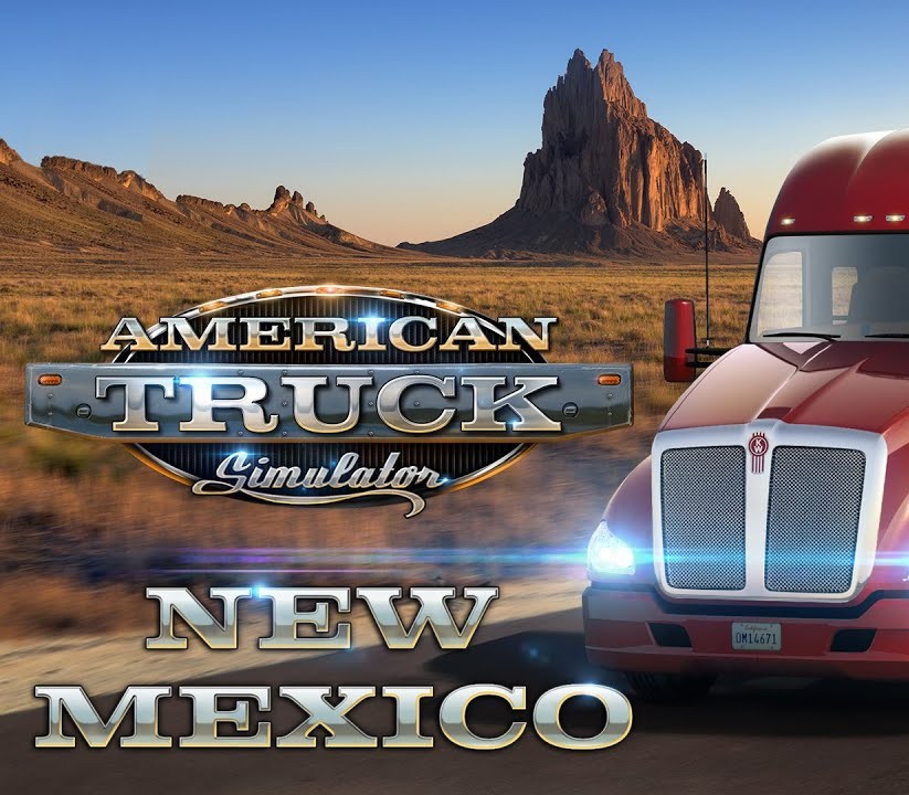 American Truck Simulator - New Mexico DLC EU PC Steam CD Key cover art