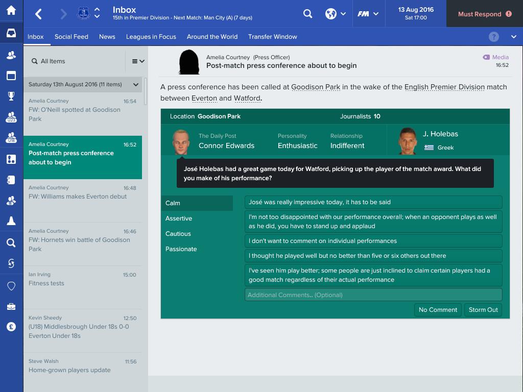 Captura de pantalla 3 de Football Manager 2017 PC Steam CD Key