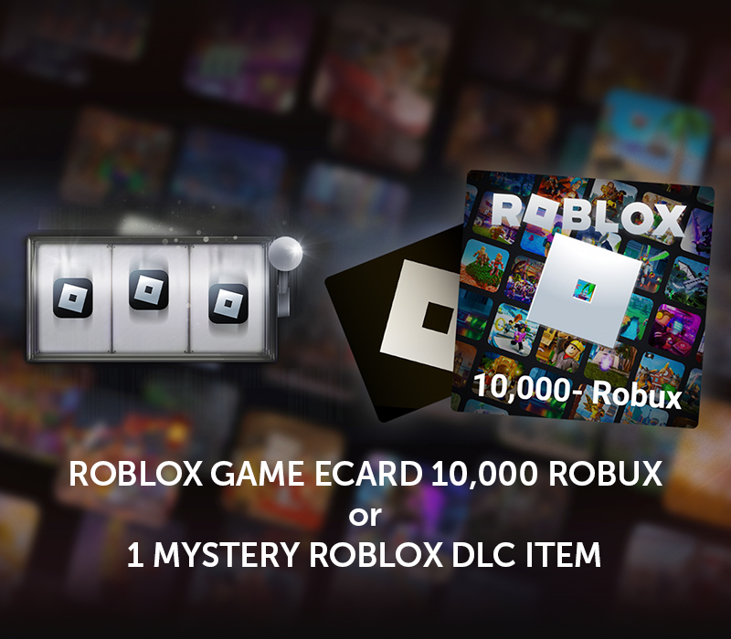 Roblox Game eCard 10 000 Robux Mystery DLC Item cover art