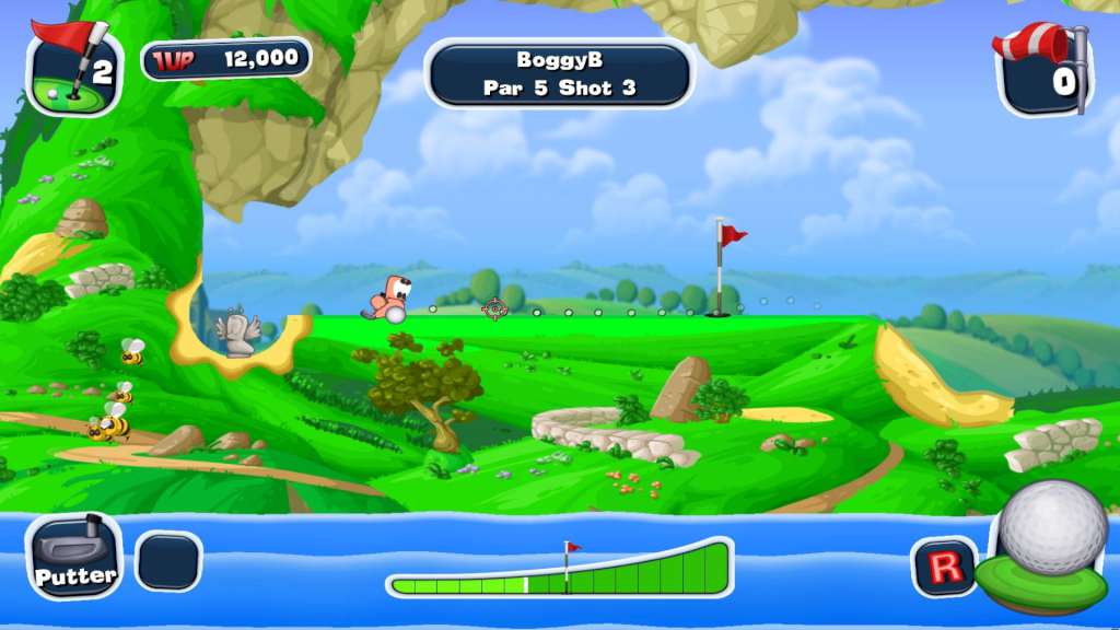 Screenshot 3 di Worms Crazy Golf PC Steam CD Key