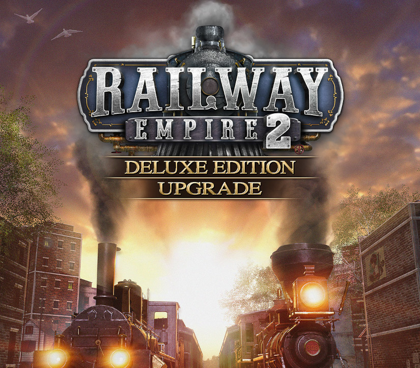 Railway Empire 2 - Deluxe Edition Upgrade DLC EU PS4 CD Key cover art