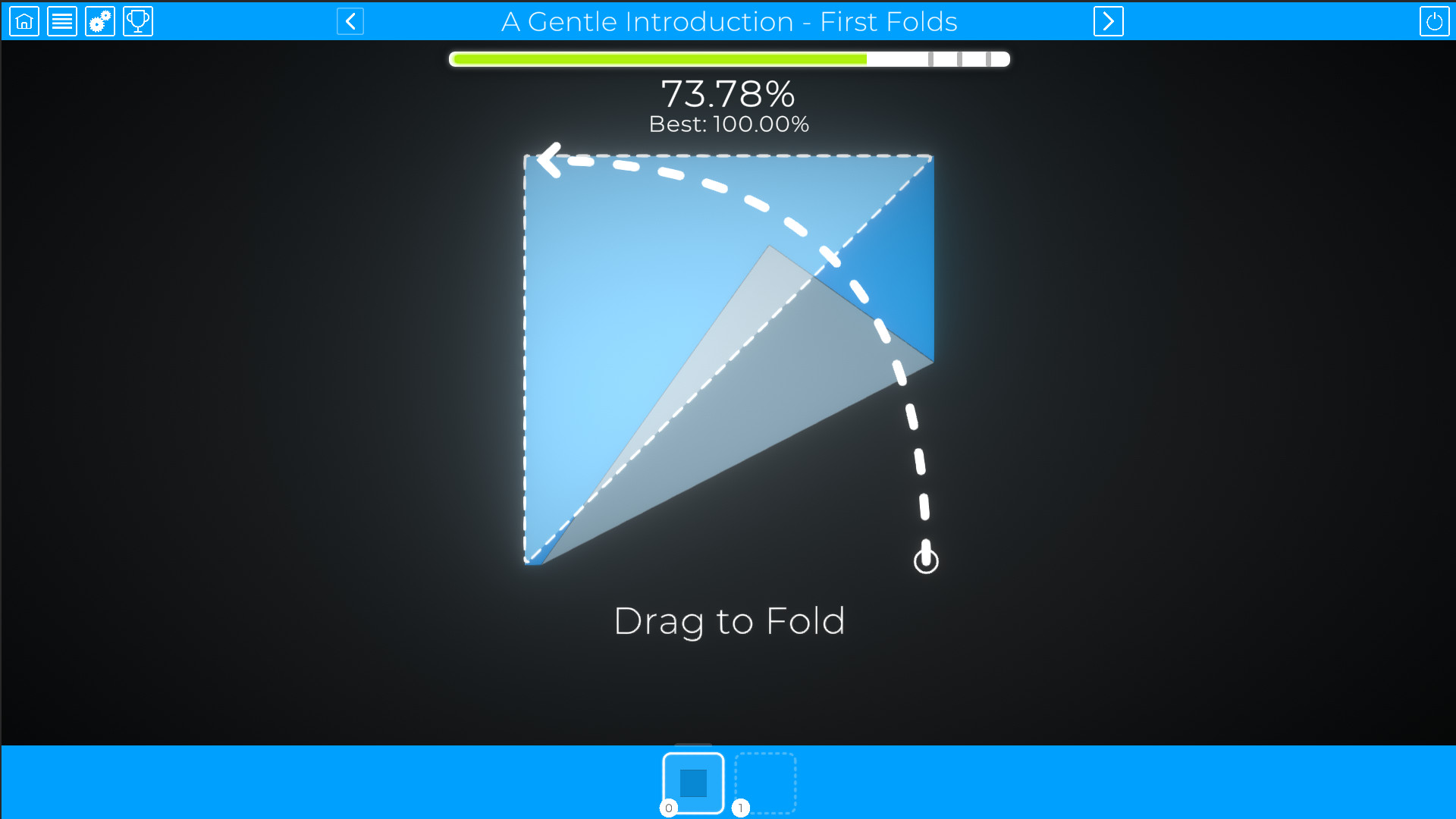 Paper - A Game of Folding PC Steam CD Key screenshot 1