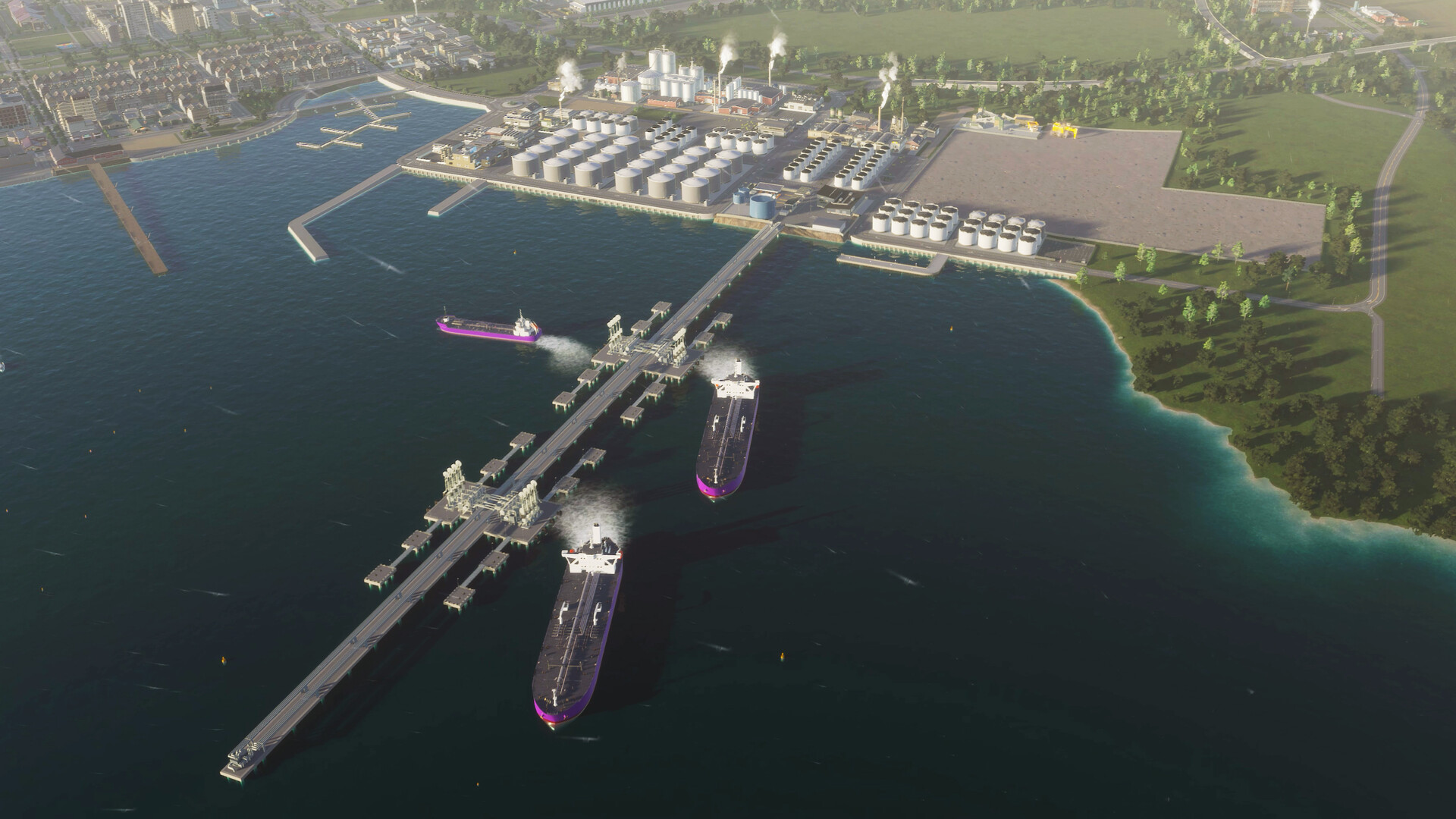 Cities: Skylines II - Bridges & Ports DLC EU PC Steam CD Key screenshot 5