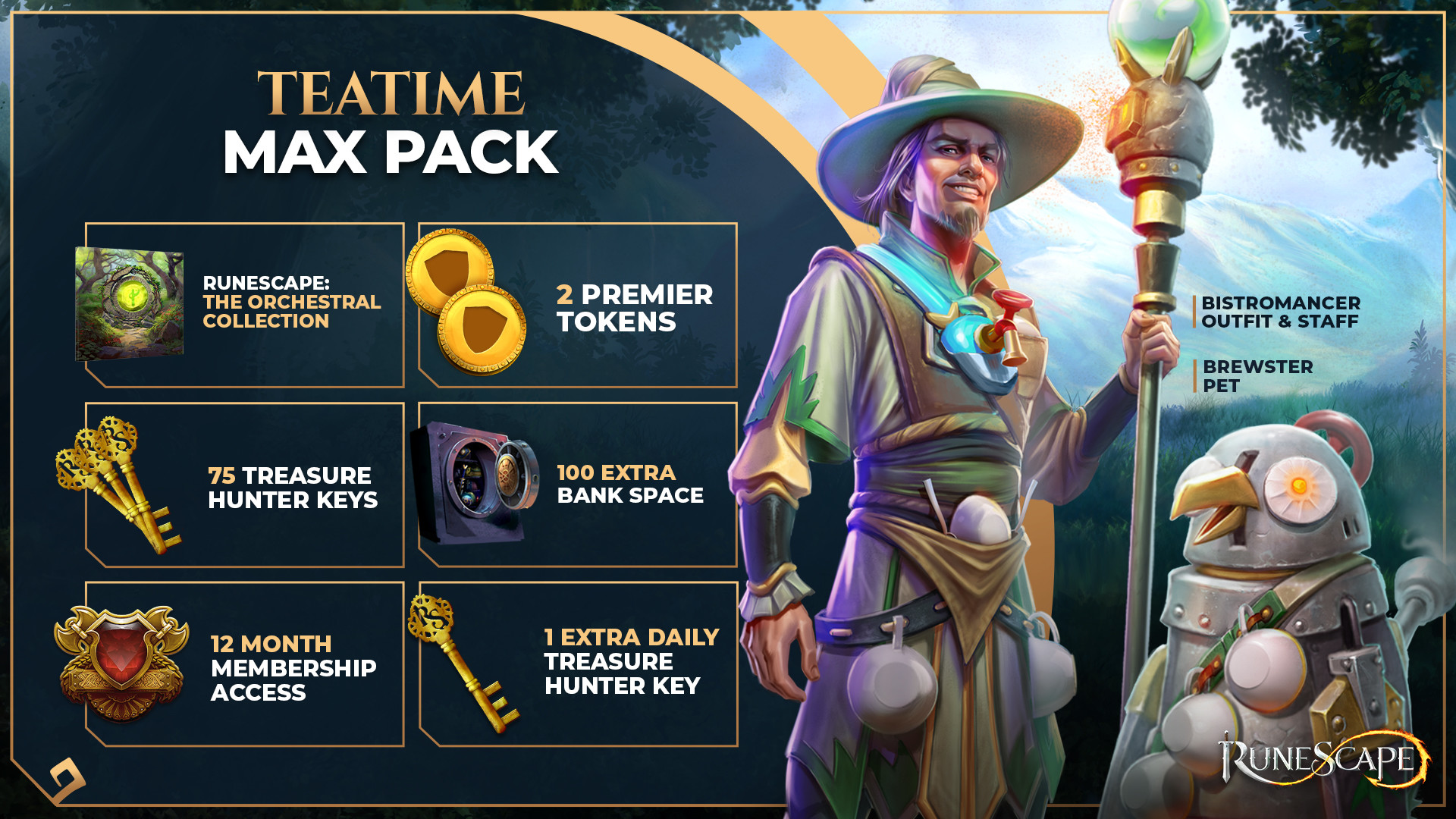 Runescape - Max Pack + 12 Months Membership Manual Delivery screenshot 1