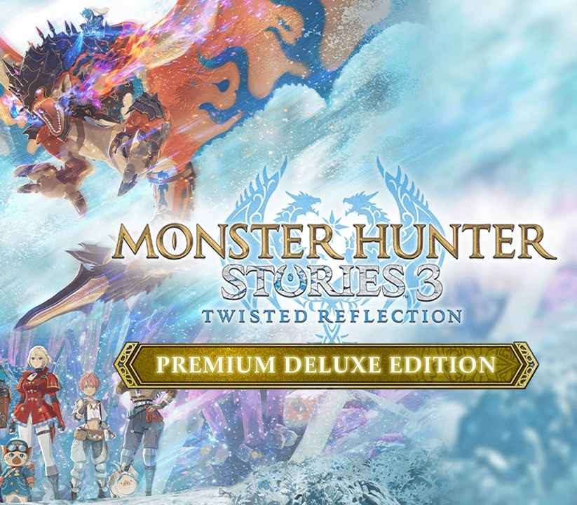 Monster Hunter Stories 3: Twisted Reflection Premium Deluxe Edition PC Steam CD Key cover art