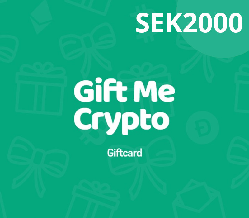 Gift Me Crypto 2000 SEK Gift Card cover art