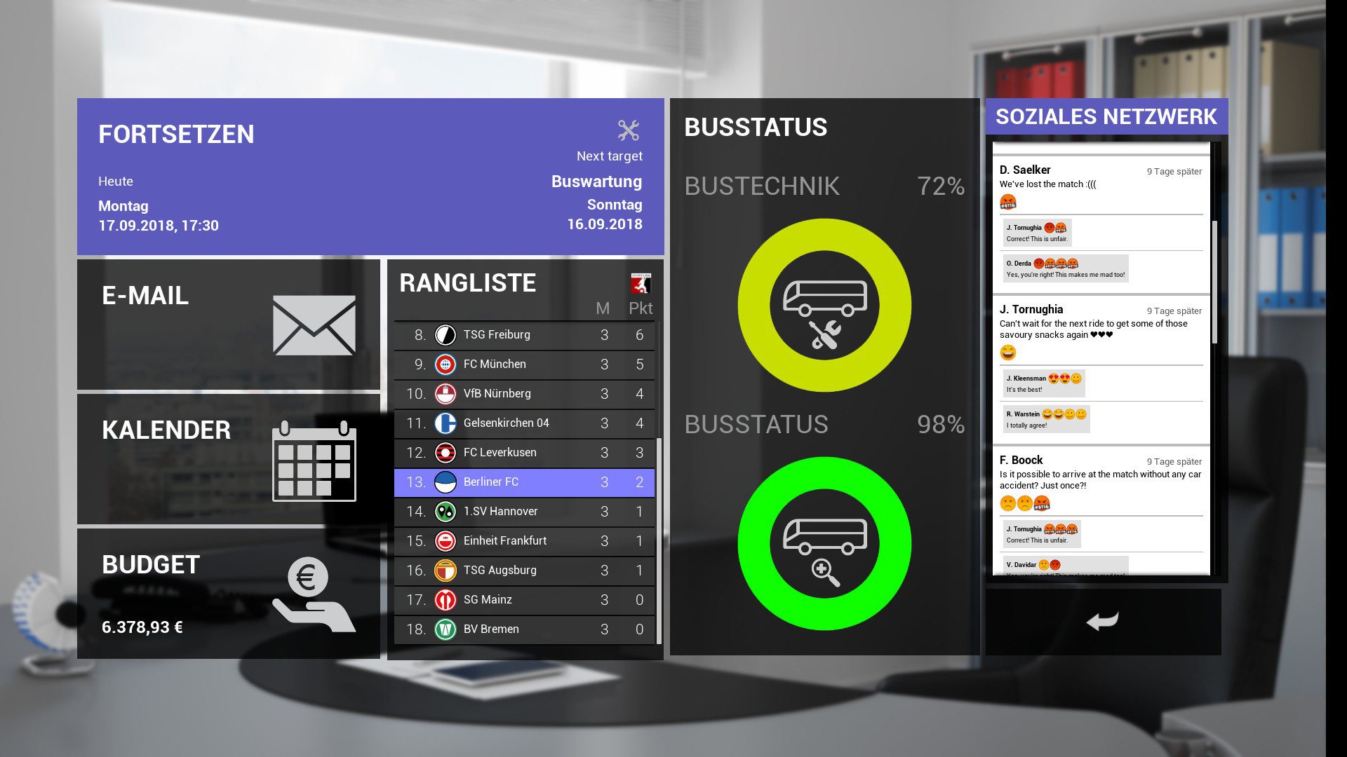 Fernbus Simulator - Football Team Bus DLC EU Steam CD Key screenshot 1