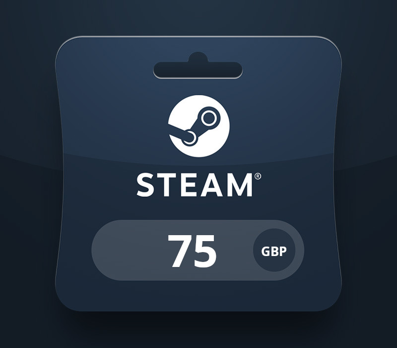Steam Wallet Card GBP 75 UK Activation Code cover art