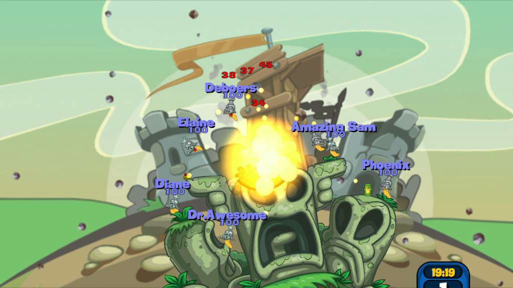 Screenshot 5 di Worms Reloaded - Forts Pack DLC EU PC Steam CD Key
