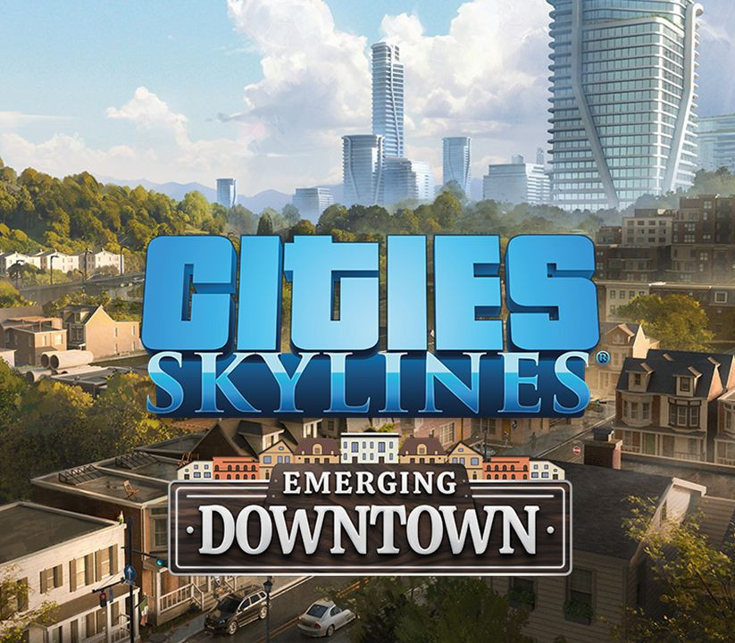 Cities: Skylines - Content Creator Pack: Emerging Downtown DLC RoW PC Steam CD Key cover art