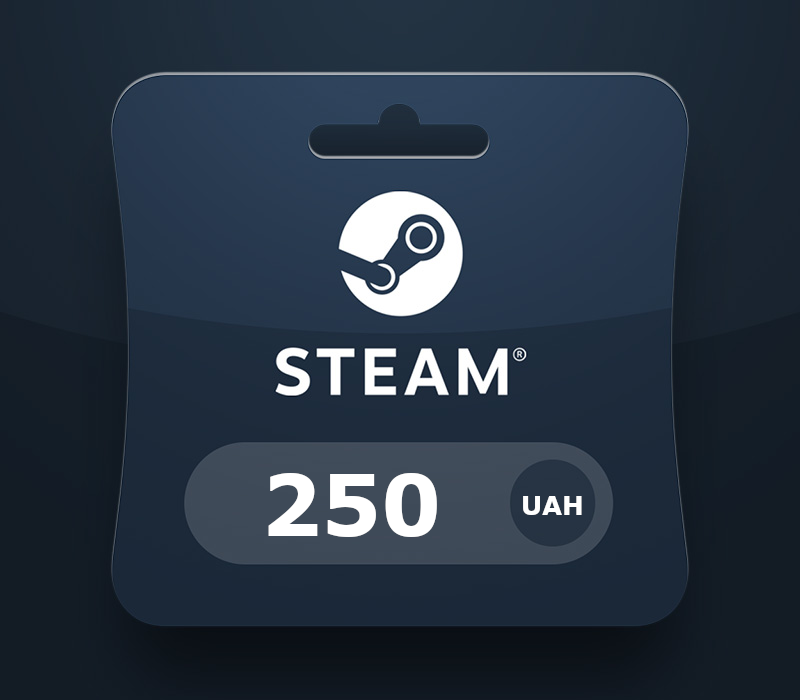 Steam Gift Card 250 UAH UA Activation Code kapak görseli