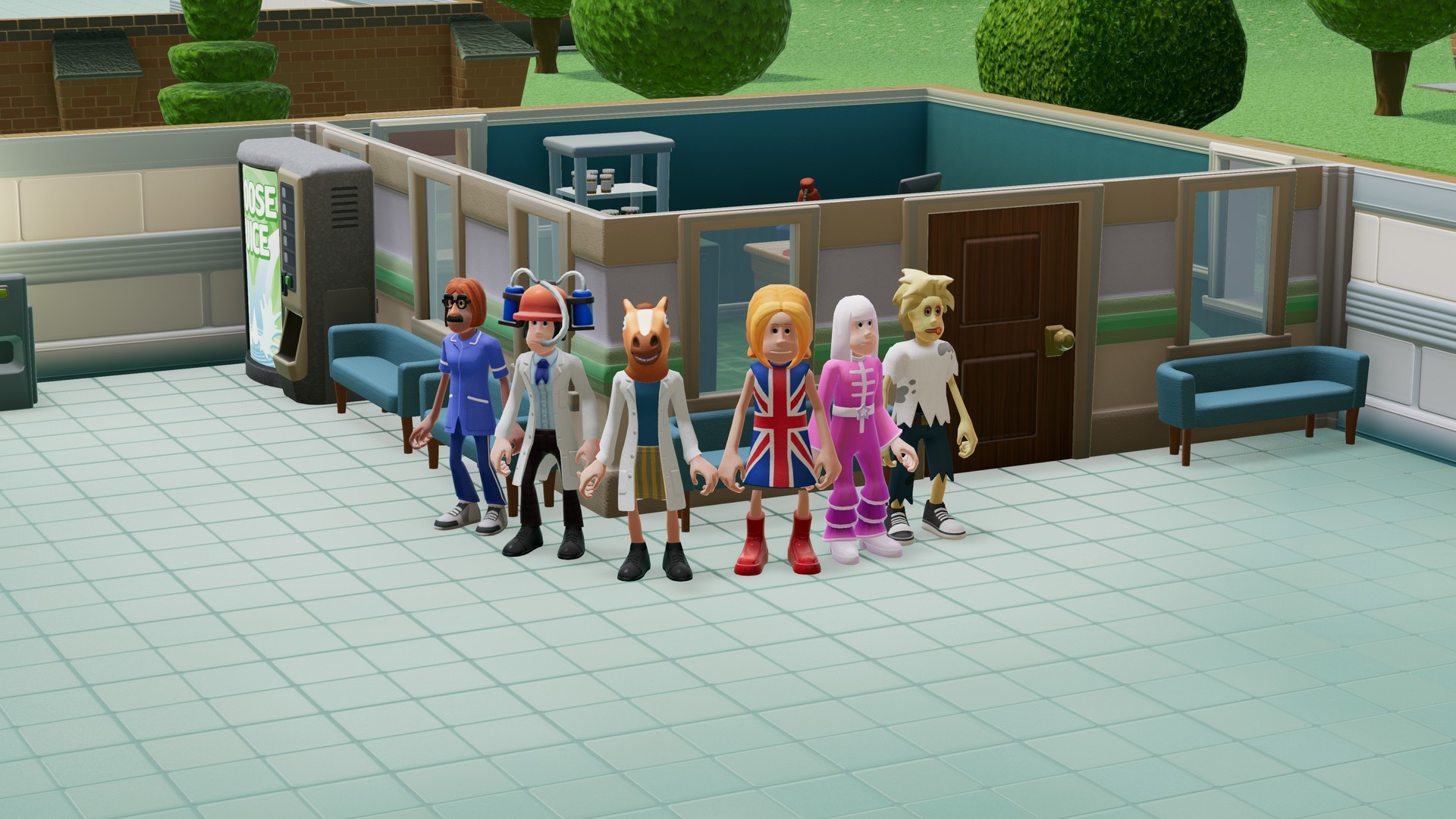 Two Point Hospital - Fancy Dress Pack DLC PC Steam CD Key screenshot 1