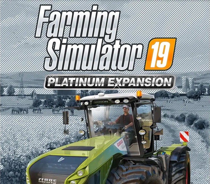 Farming Simulator 19 - Platinum Expansion DLC PC Steam CD Key cover art