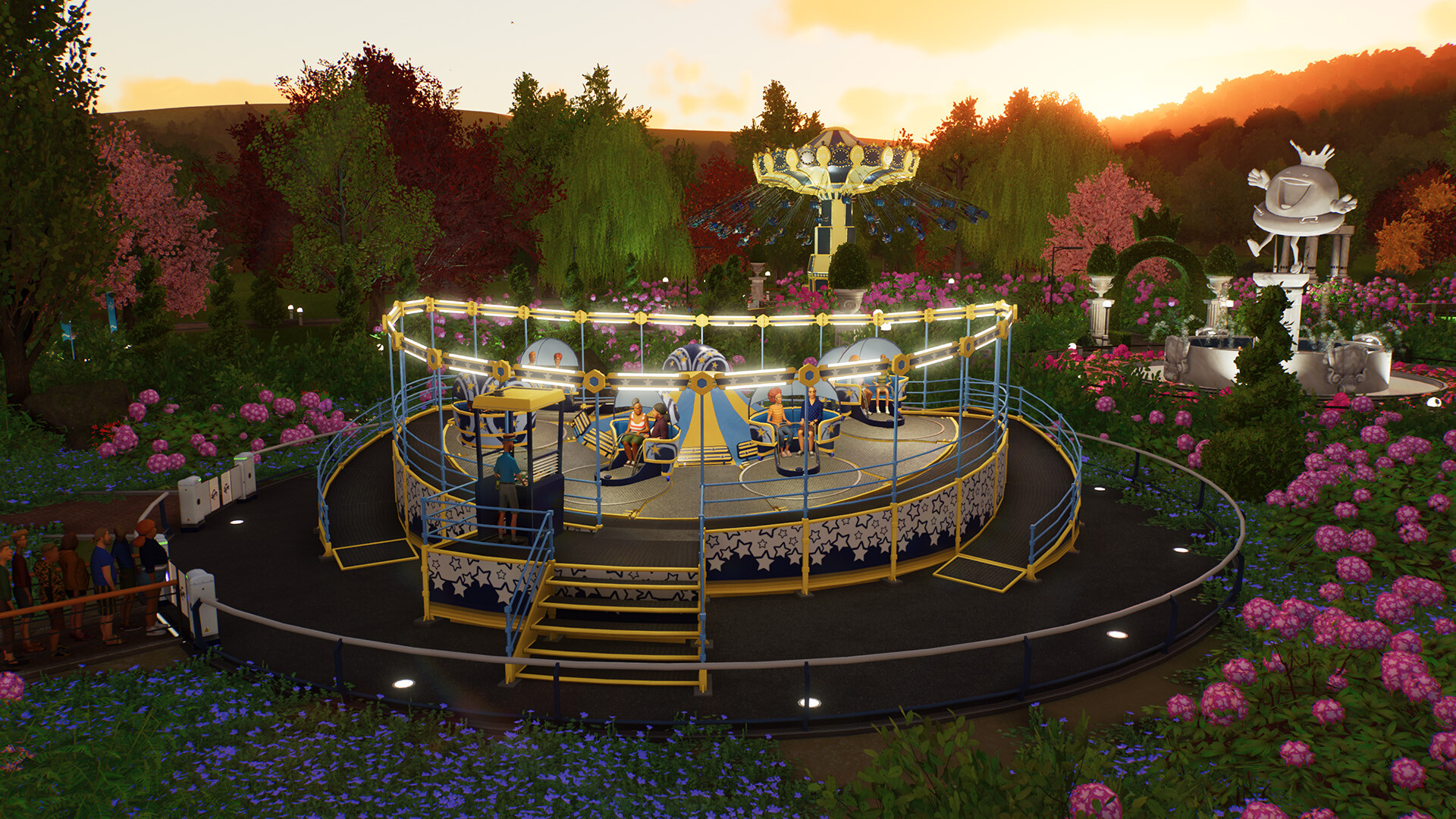 Planet Coaster 2 - Vintage Funfair Ride Pack DLC PC Steam CD Key screenshot 5