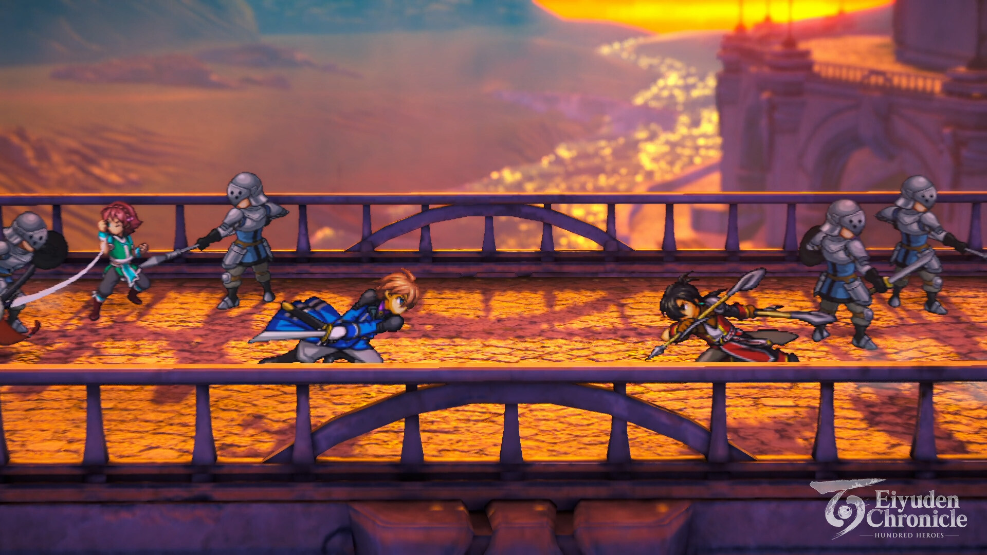 Eiyuden Chronicle: Hundred Heroes EU PC Steam CD Key screenshot 1