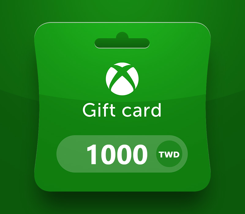 XBOX Live TWD 1000 Prepaid Card TW cover art