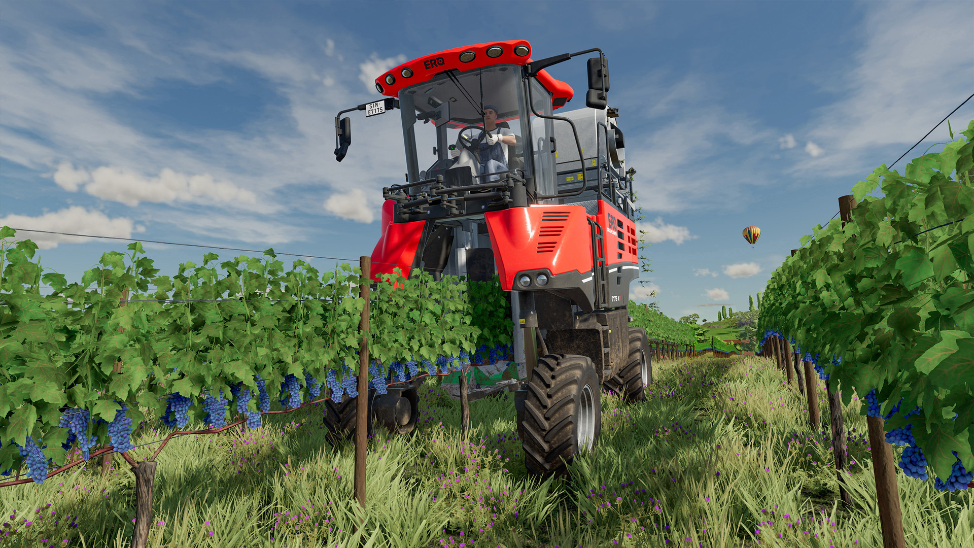 Farming Simulator 22 - ERO Grapeliner 7000 DLC PC Steam CD Key screenshot 3