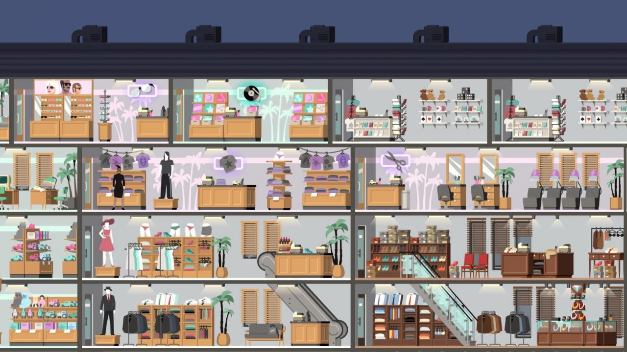 Project Highrise - Miami Malls DLC EU PC Steam CD Key — zrzut ekranu 2