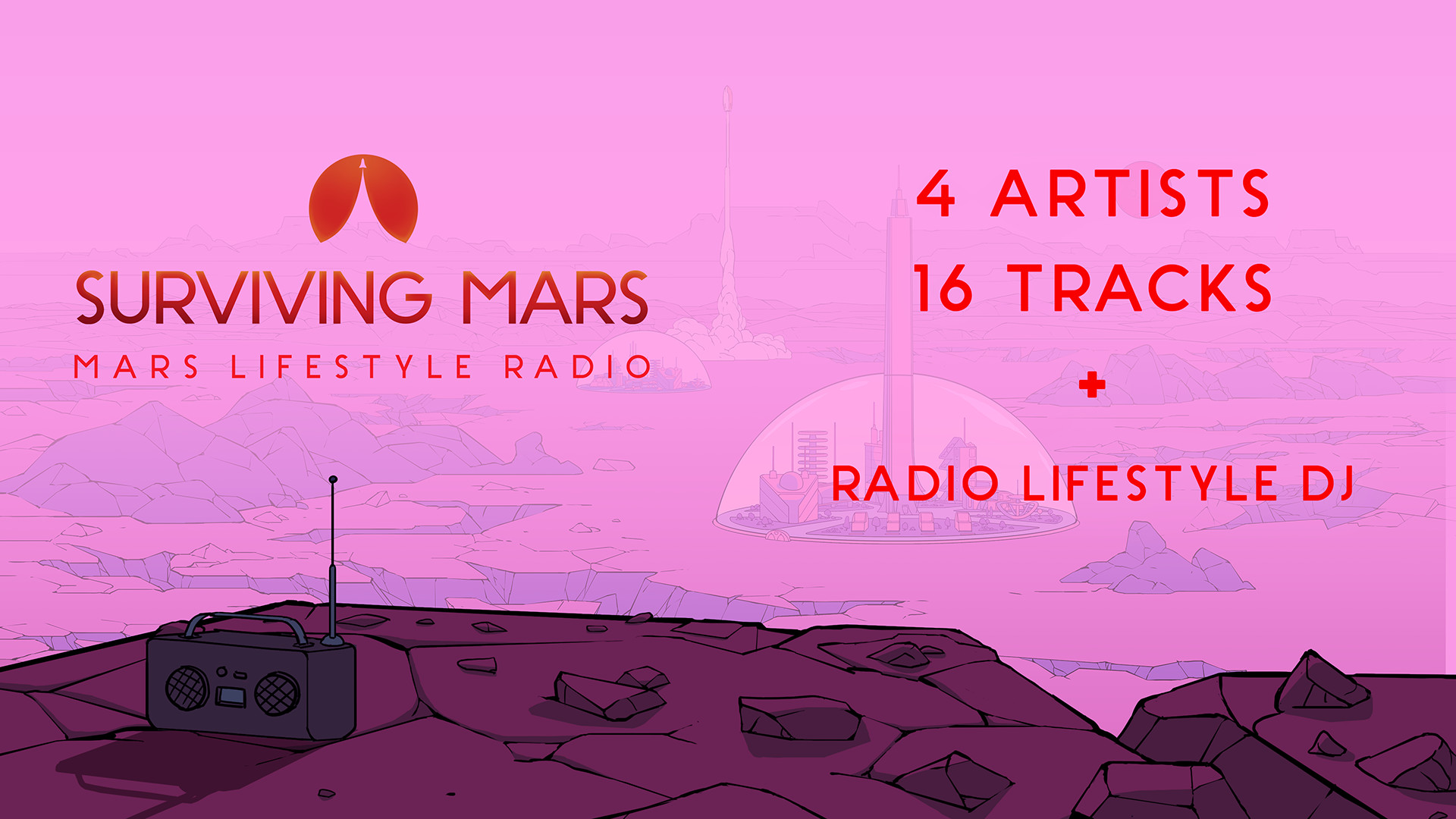 Surviving Mars - Mars Lifestyle Radio DLC Steam CD Key screenshot 1