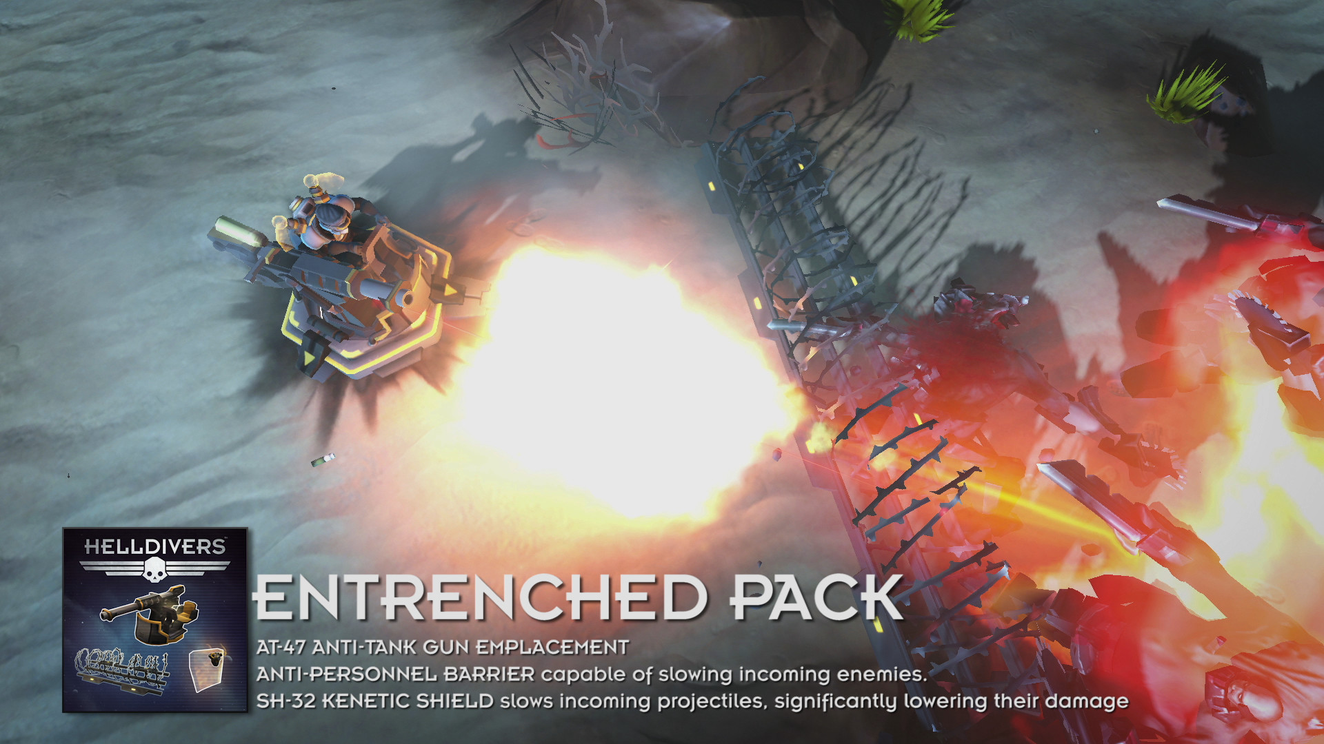 HELLDIVERS - Entrenched Pack DLC PC Steam CD Key — скриншот 2