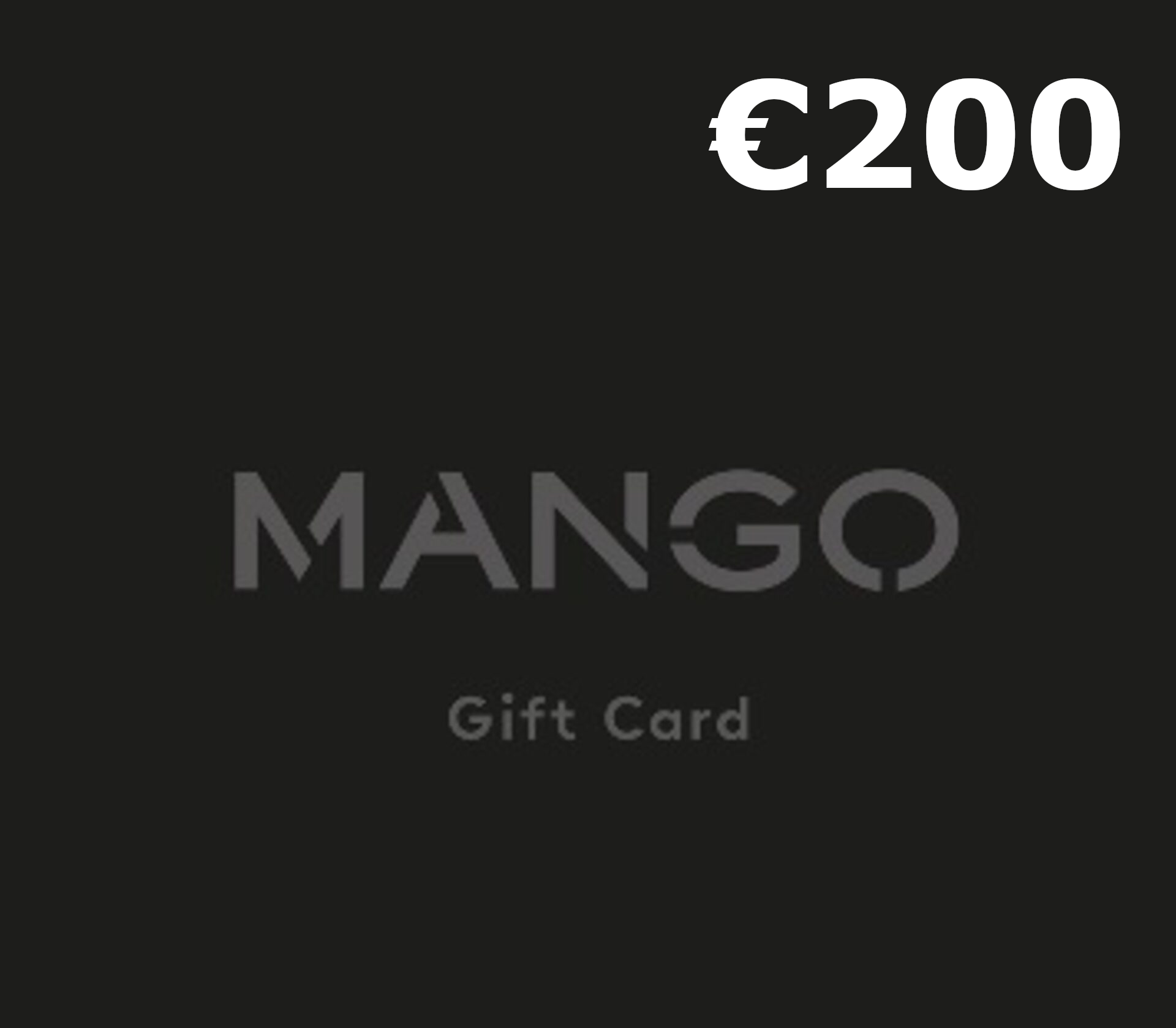 Mango €200 Gift Card PT cover art