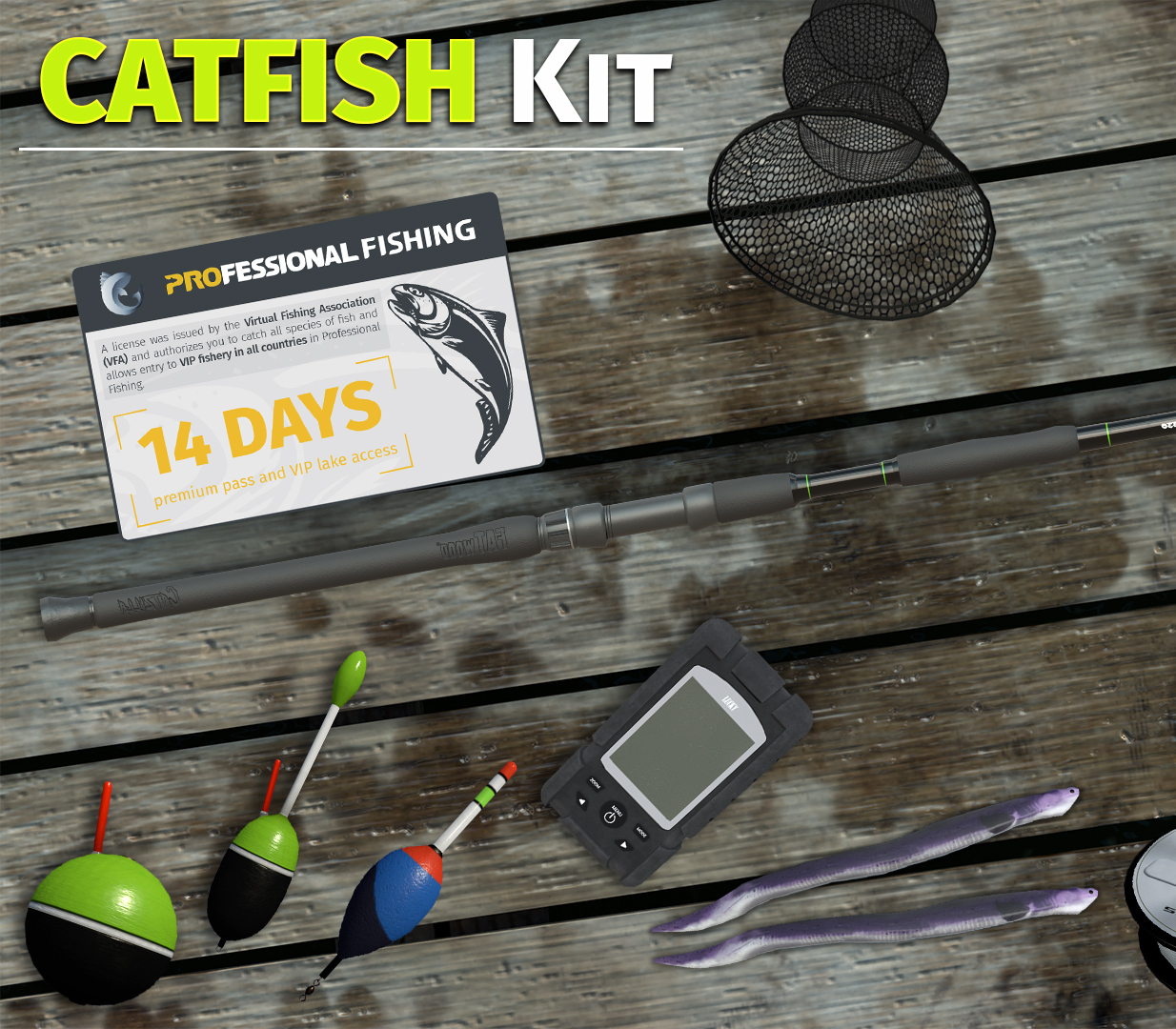 Professional Fishing - Catfish Kit DLC Steam CD Key cover art