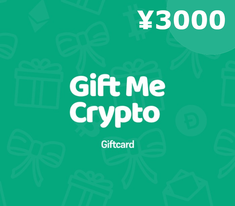 Okładka Gift Me Crypto CNY 3000 Gift Card