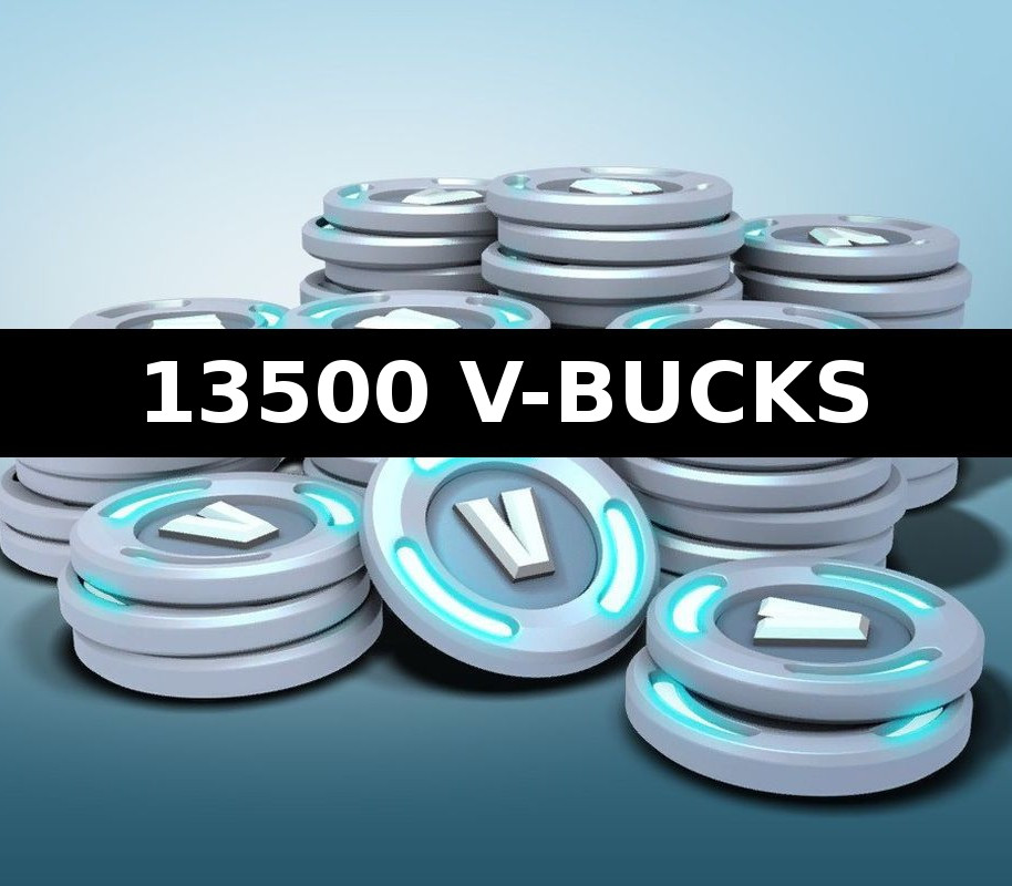 Fortnite 13500 V-Bucks FR Epic Games CD Key cover art