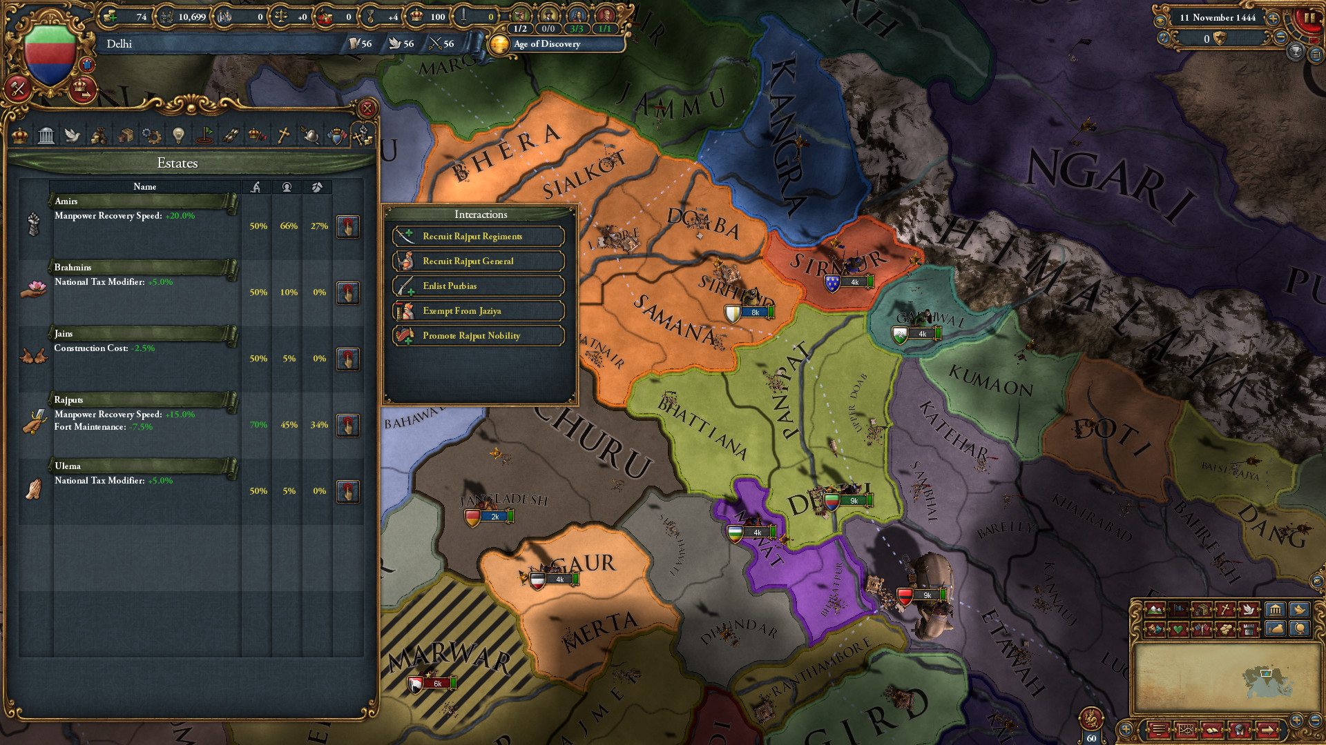 Europa Universalis IV - Dharma DLC EU PC Steam CD Key screenshot 6