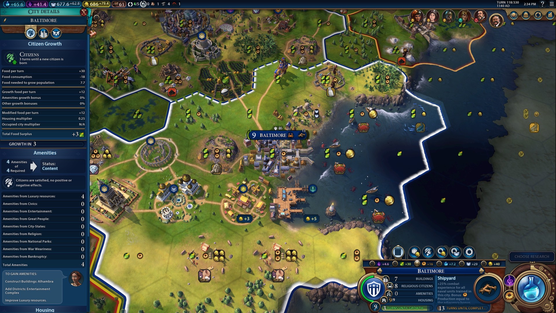 Sid Meier's Civilization VI LATAM PC Steam CD Key screenshot 5