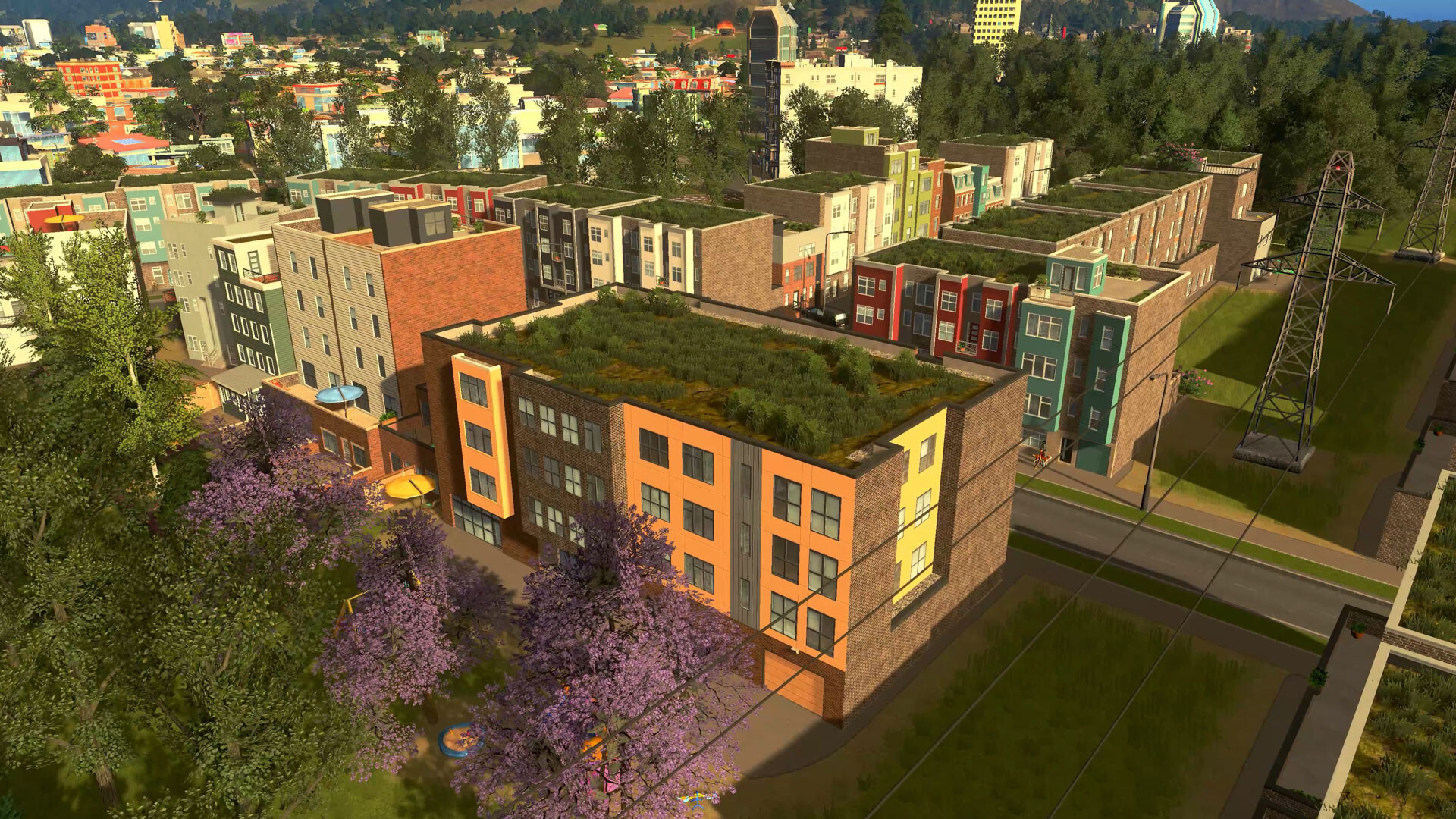 Cities: Skylines - Content Creator Pack: Emerging Downtown DLC RoW PC Steam CD Key screenshot 4