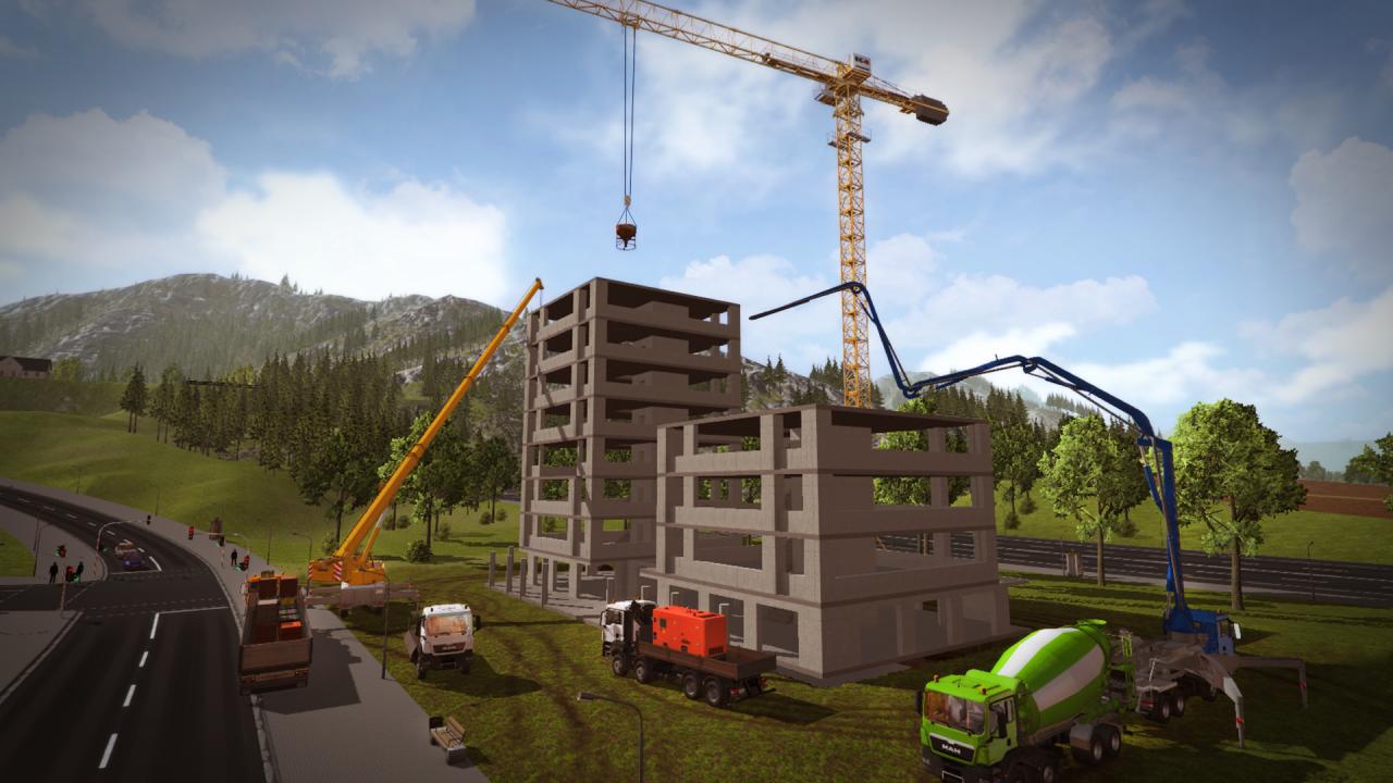Construction Simulator 2015 - Liebherr 150 EC-B DLC EN Language Only PC Steam CD Key — zrzut ekranu 3