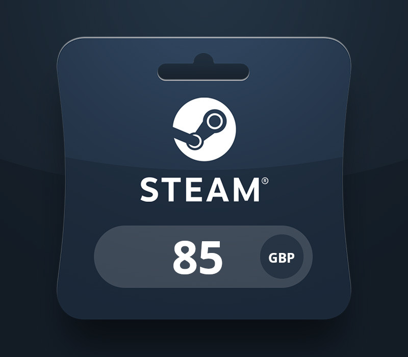 Steam Wallet Card GBP 85 UK Activation Code cover art