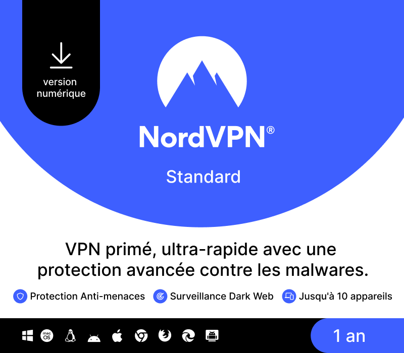 Cover von NordVPN Standard FR Key (1 Year / 10 Devices)