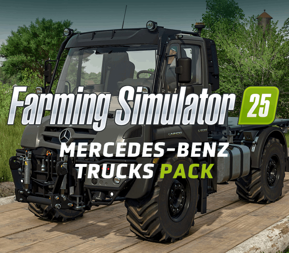 Farming Simulator 25 - Mercedes-Benz Trucks Pack DLC PC Steam CD Key cover art