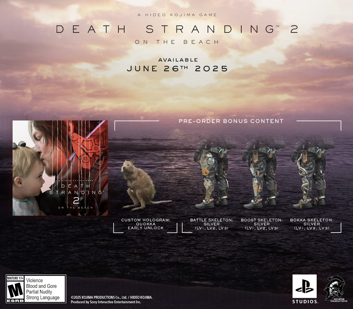 Death Stranding 2: On the Beach - Pre-order Bonus DLC EU/AU PS5 CD Key cover