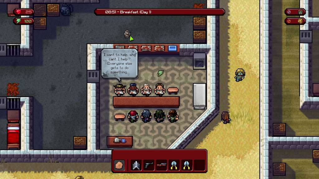 The Escapists: The Walking Dead Deluxe Edition EU Steam CD Key screenshot 1