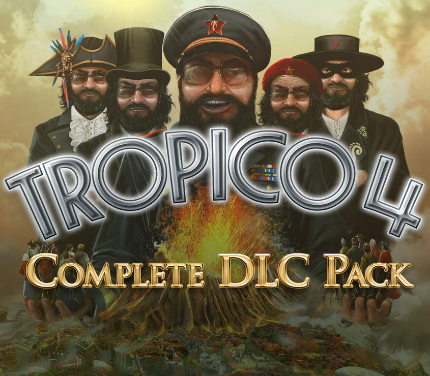 Tropico 4 - Complete DLC Pack EU Steam CD Key cover art