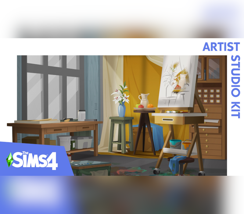 The Sims 4 - Artist Studio Kit DLC EA App CD Key cover art