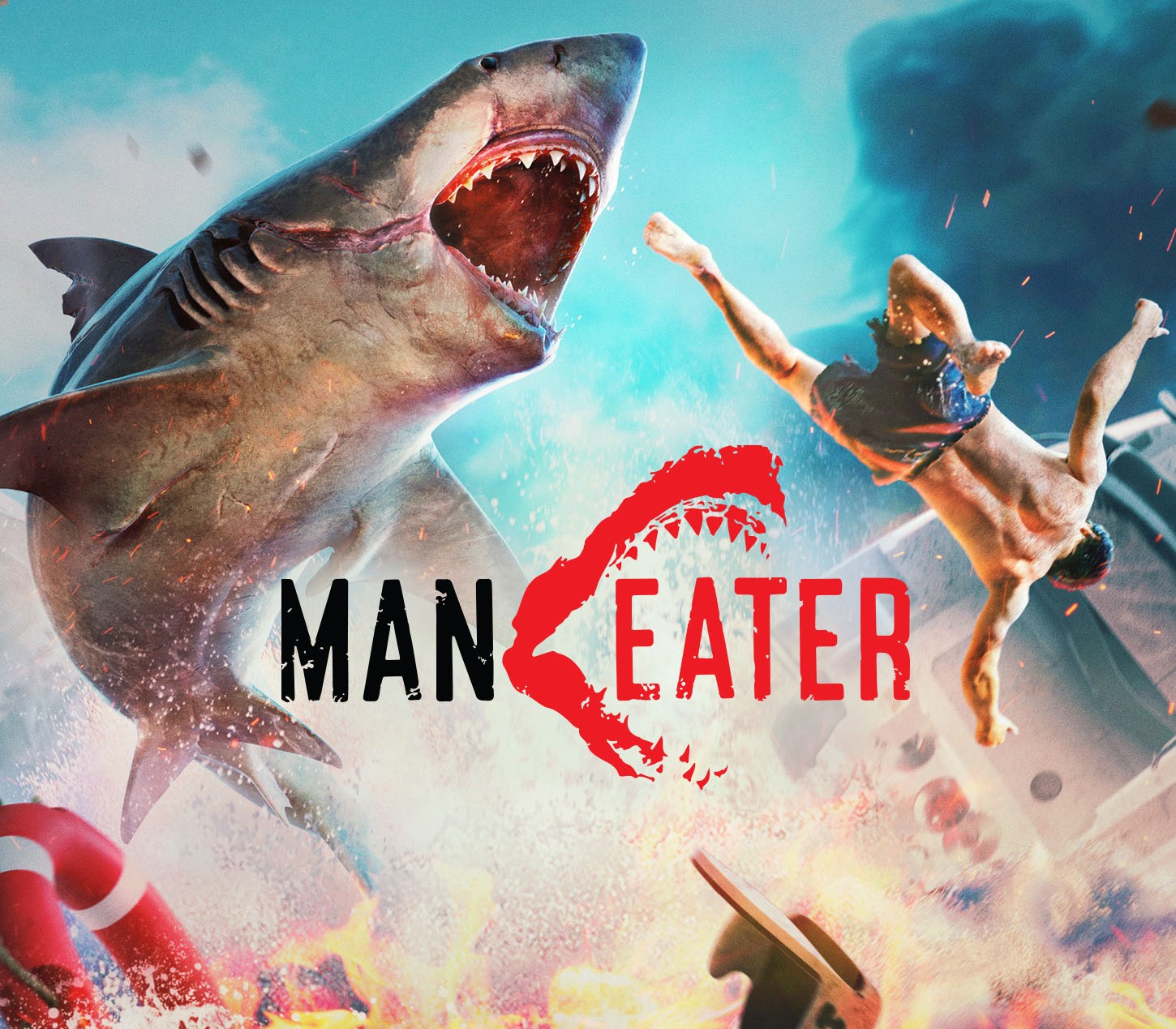 Maneater EU Epic Games CD Key cover art